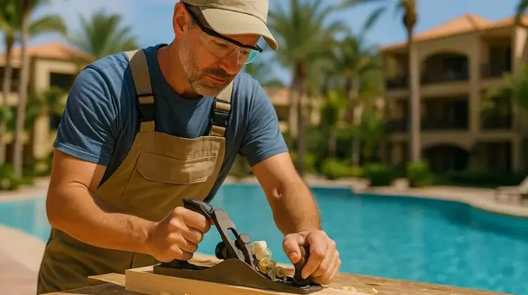 ¿Qué hace un carpintero en un hotel todo incluido?