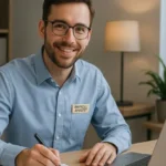 Analista de Nómina en espacio de trabajo moderno