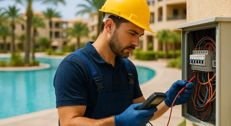 ¿Qué hace un electricista en un hotel todo incluido?