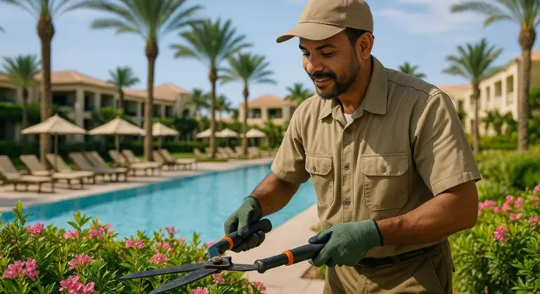 ¿Qué hace un encargado de Áreas Verdes en un hotel todo incluido?