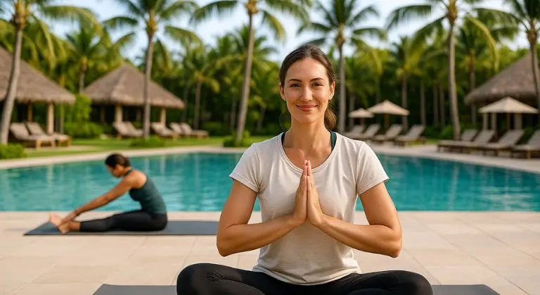 ¿Qué hace un instructor de yoga en un hotel todo incluido?