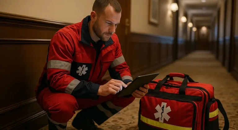 ¿Qué hace un paramédico en un hotel todo incluido?